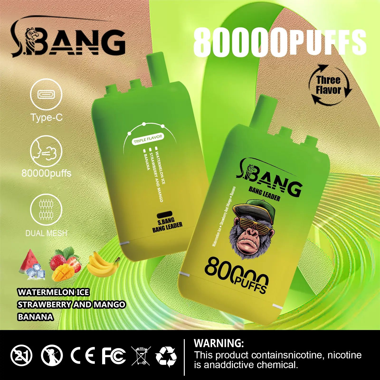 Bang Leader 80,000 puffs - Image 2