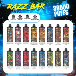 Razz Bar 30000 Puffs disposable vape
