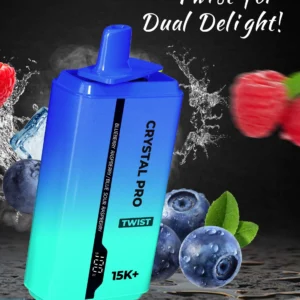 crystal pro twist 15000 puffs disposable vape